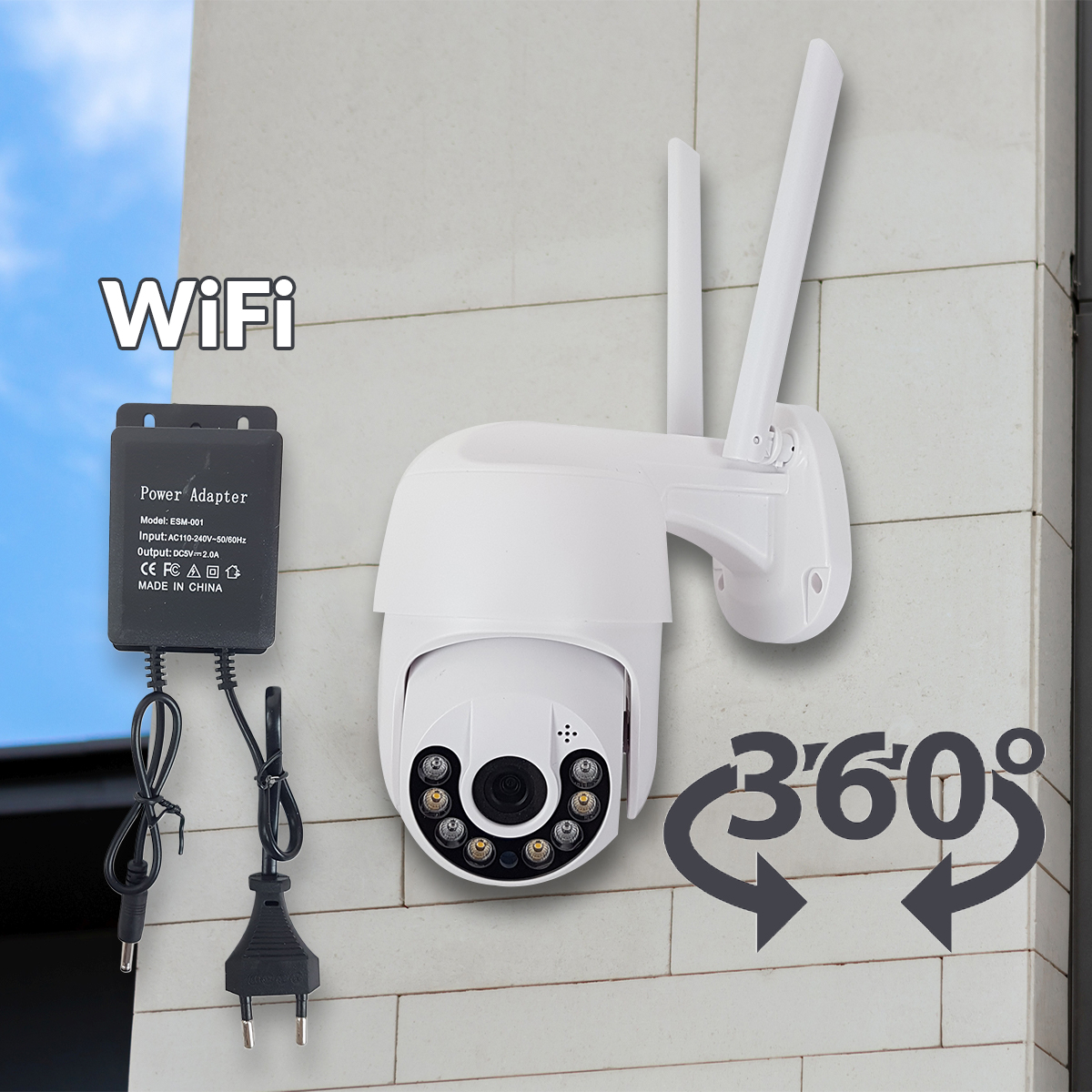 Kamera hot sale wifi 360